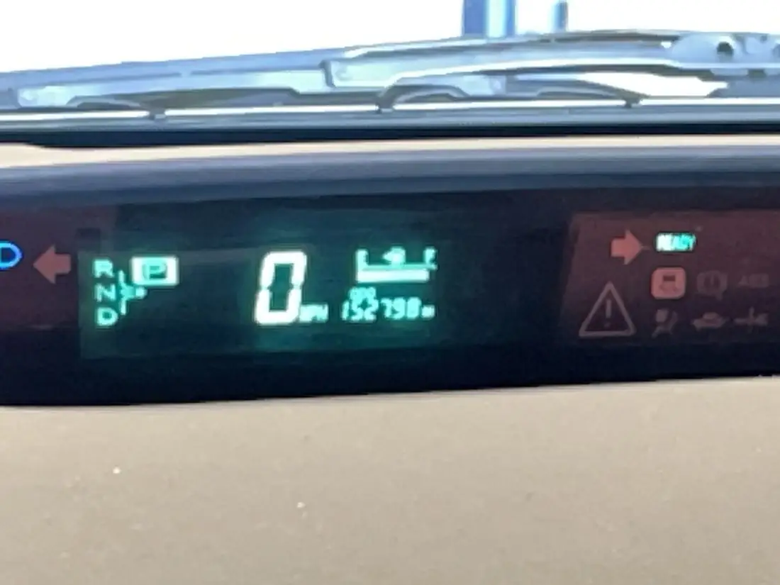 Hybrid cluster during a no-start diagnosis