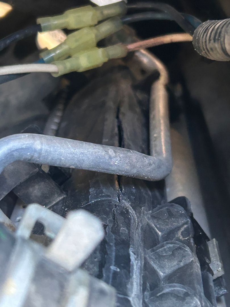 Wiring and lines traced during an electrical fix
