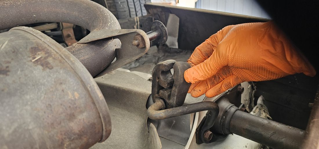 Exhaust hardware work in the field