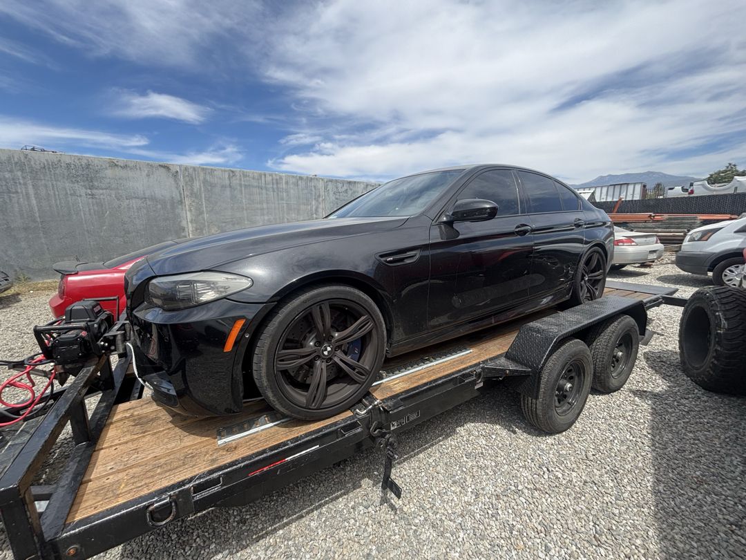 Inspection candidate arriving by trailer