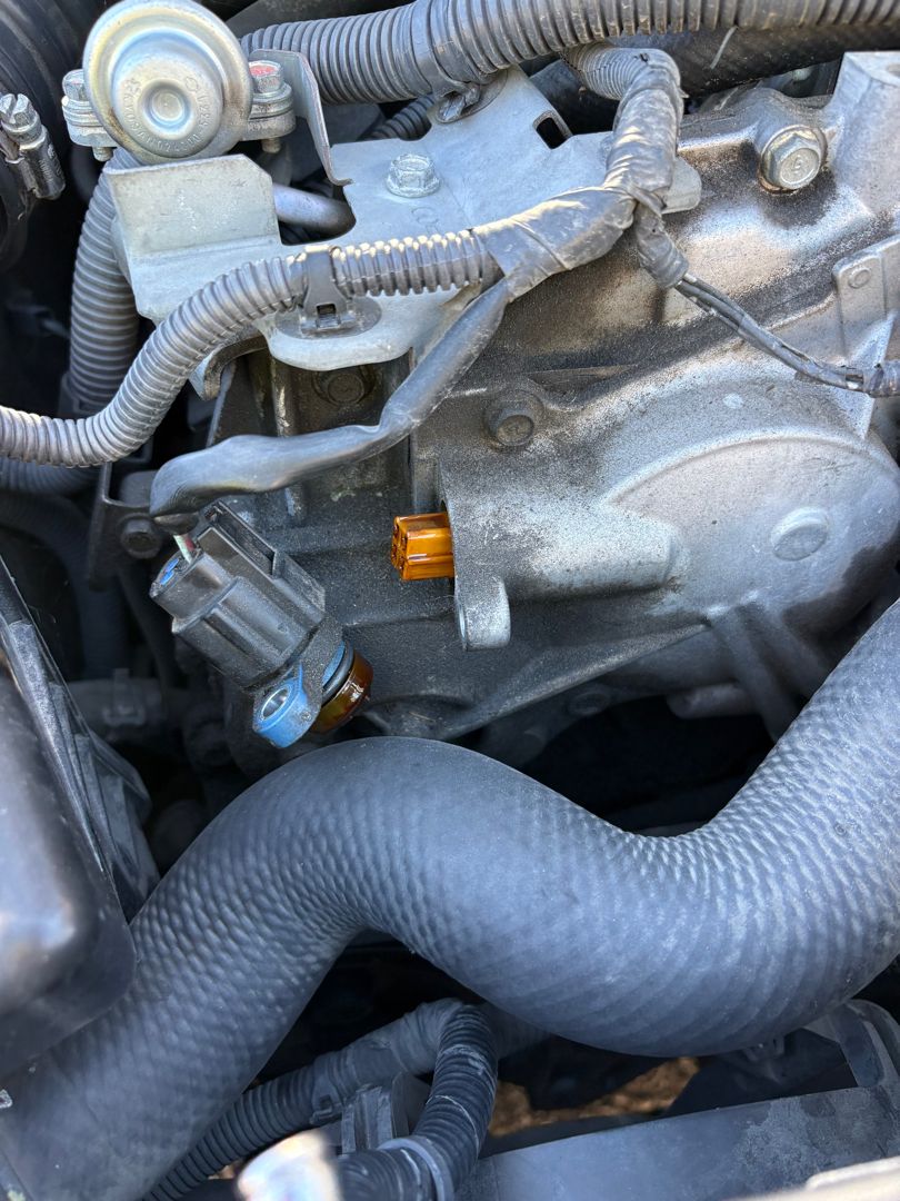 Thermostat housing area during a cooling check
