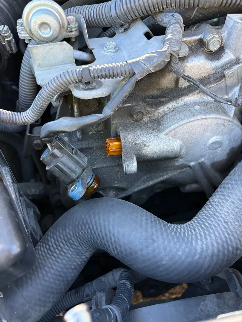 Thermostat housing area during a cooling check