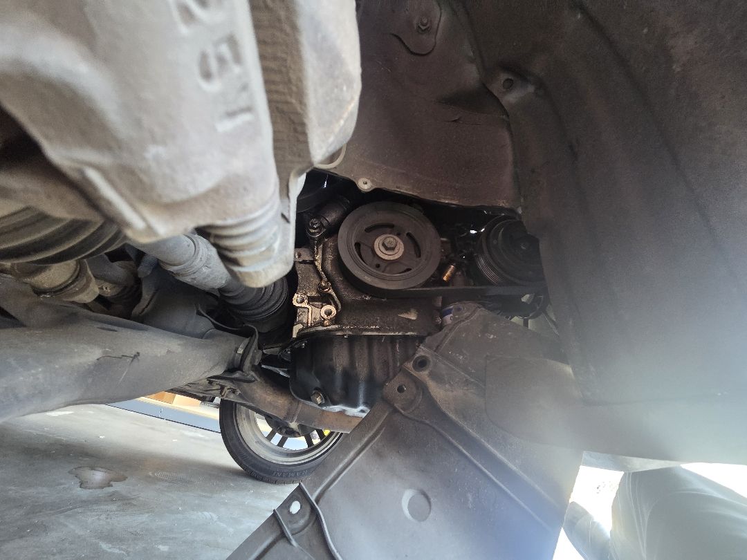 Oil service from underneath