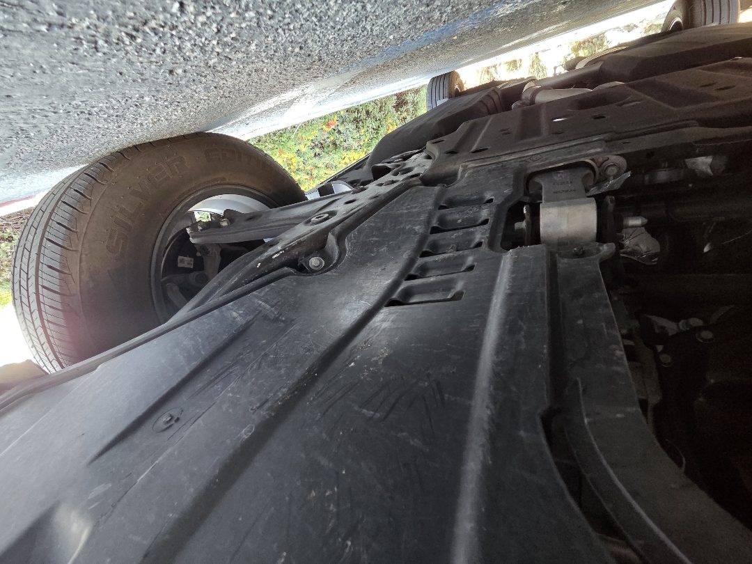 Undercarriage inspection from below
