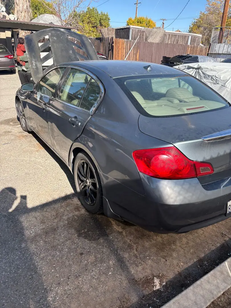 Sedan in for a pre-purchase inspection