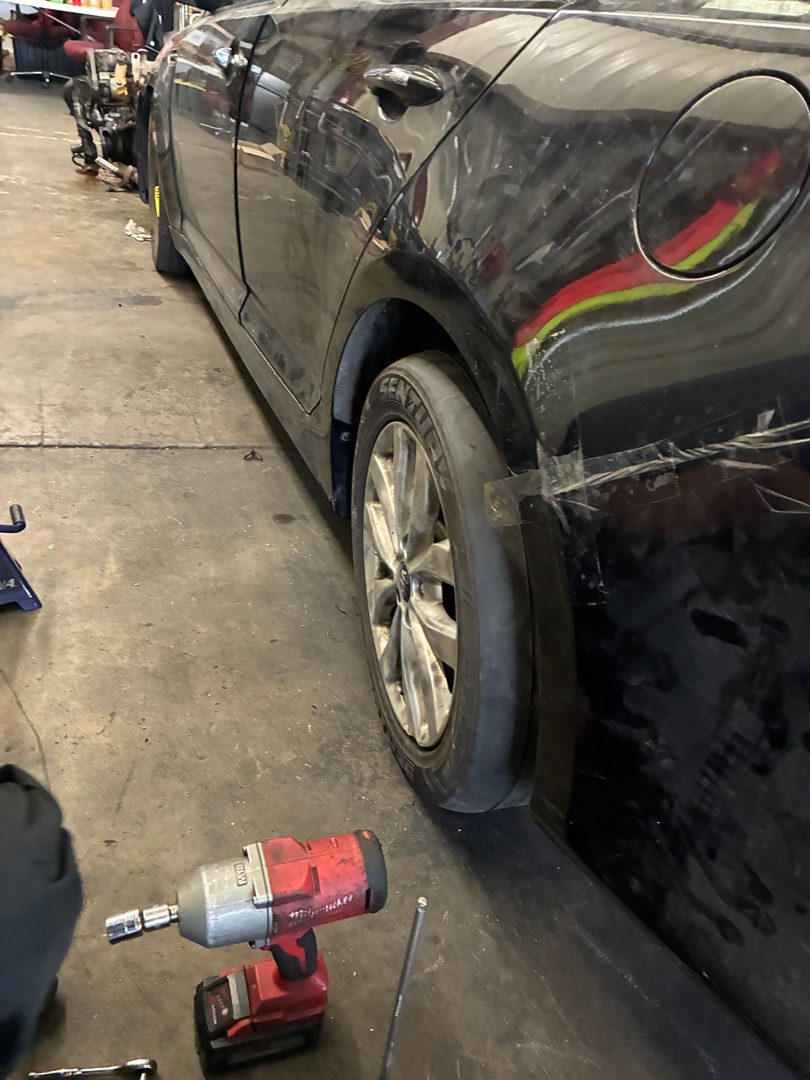 Roadside flat swap with the impact gun
