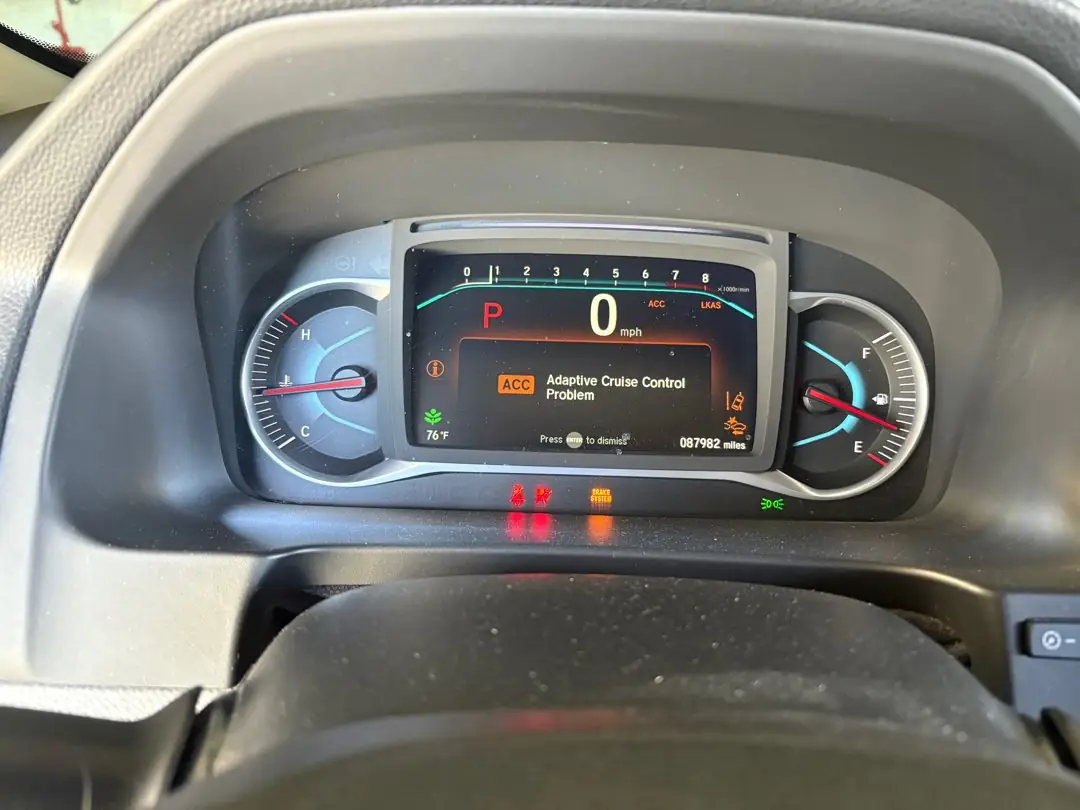 Dash warning traced during diagnostics